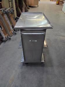 Stainless Steel 3 Tier Rolling Trolley - Photo 2