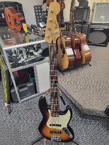 Fender 5 String Electric Jazz Bass V - Brown Sunburst - Photo 2