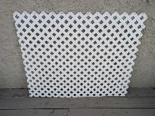 White Lattice Panels
