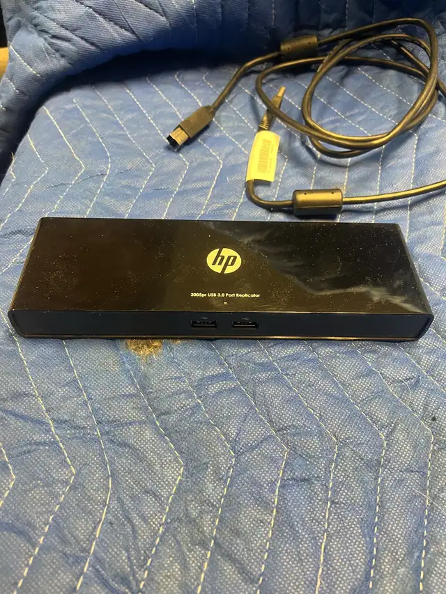 HP 681280-001 3005pr USB 3.0 Port Replicator Docking Station