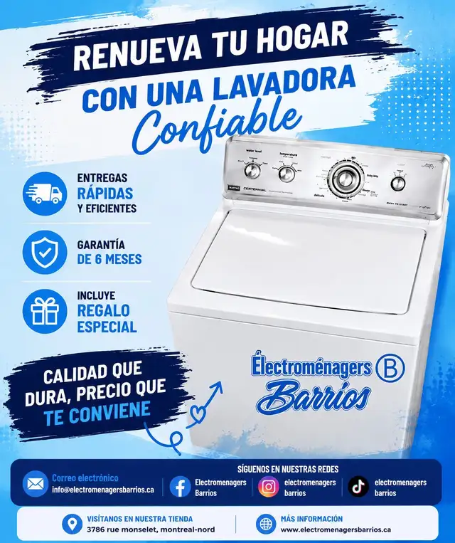 LAVEUSE MAYTAG EN TRÈS BON ÉTAT TRÈS PROPRE