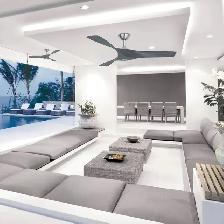 Eurofase 52-inch 6-Speed Ceiling Fan in Grey with Remote Control - Photo 3