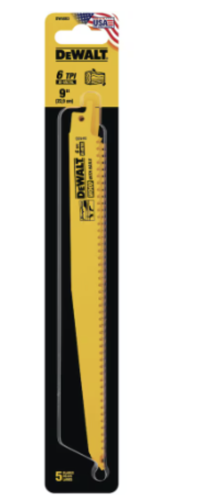 DEWALT Wood Cutting Reciprocating Saw Blades (DW4803)