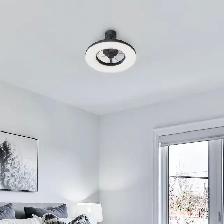 New! Sarina 23' indoor Matte Black Ceiling Fan with Remote - Photo 3