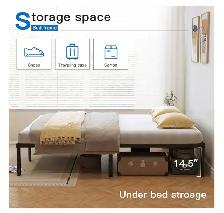 Double/Full size Metal Bed Fram (Portable) - Photo 2