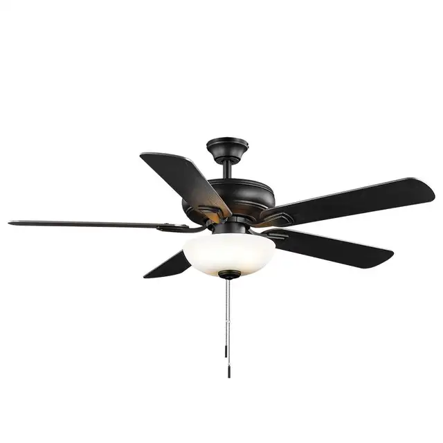 New! Hampton Bay Rothley II 52' Matte Black Ceiling Fan