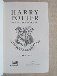 HARRY POTTER and the Goblet of Fire – 2000 HC 1st Ed W/DJ - Photo 3