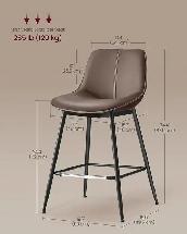 Brand New Modern Set of 2 PU Bar Stools Special $178 - Photo 8