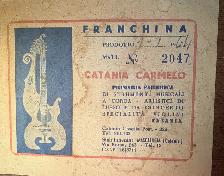 Franchina Catania Carmelo Hand made in Italy acoustic guitar - Photo 3