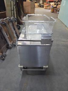 Stainless Steel Rolling Bassinet Cabinet With Drawer - Photo 4