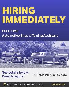 FULL-TIME AUTOMOTIVE SHOP & TOWING ASSISTANT