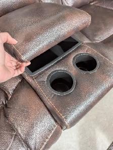 Lay-Z-Boy Genuine Leather Love Seat - Photo 3