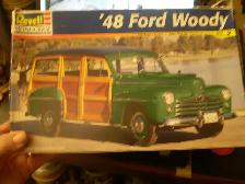 REVELL MONOGRAM '48 FORD WOODY MODEL KIT- COMP-LETE- $25