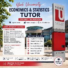 I'm York U Economics, econometrics, Statistics, Calculus Tutor