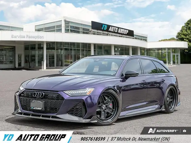 2021 Audi RS 6 Avant Clean Carfax | CCB & 3D B&O | Special Paint