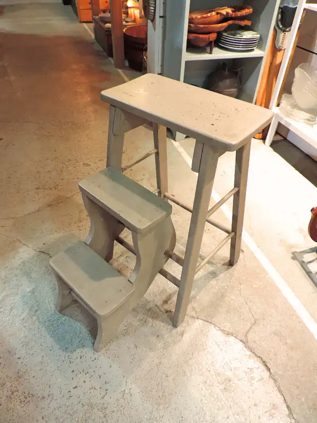 Vintage Painted Step Ladder
