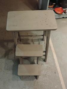 Vintage Painted Step Ladder - Photo 2