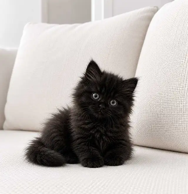 Chaton Siberien hypoallergene