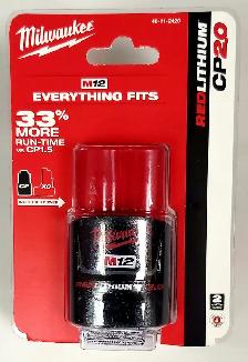 New! Milwaukee M12 RedLithium 2.0Ah Compact Battery 48-11-2420