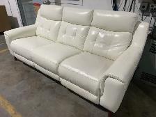 Top grain leather power reclining sofa - Photo 2