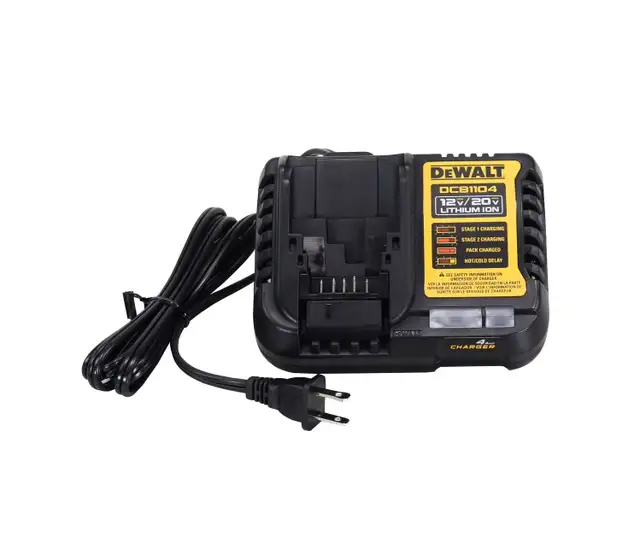 New! Dewalt 12V/20V/Flexvolt 2 Stages 4-Amp Charger DCB1104