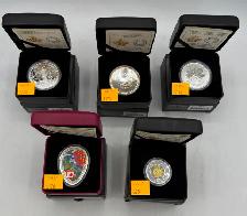 Variety of Canadian .999 Fine Silver Coins  x5 Available