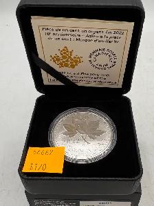 Variety of Canadian .999 Fine Silver Coins  x5 Available - Photo 4
