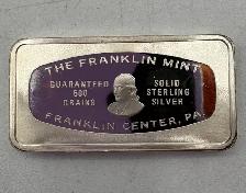 1974 Franklin Mint Christmas .999 Fine Silver Ingot - Photo 3