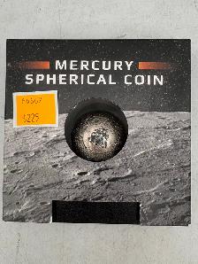 2022 1oz .999 Fine Silver Spherical Coin - Travel to Mercury