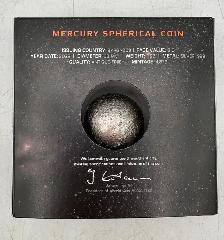 2022 1oz .999 Fine Silver Spherical Coin - Travel to Mercury - Photo 2