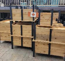 Discount on Custom Cedar Planter Boxes