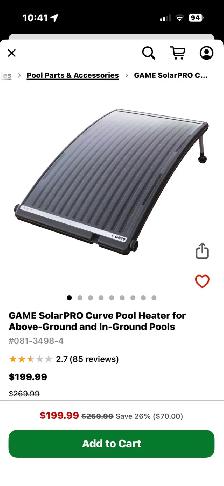 GAME SolarPRO Curve Pool Heater - Photo 2