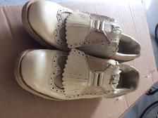 SOULIERS DE GOLF BEIGES CONFORTABLES 'FOOT JOY'GR 7 FEMME $10.00 - Photo 3