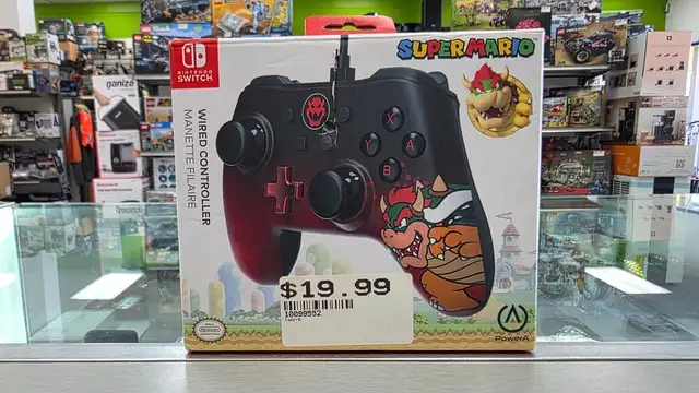 PowerA Super Mario Bowser Nintendo Switch Wired Controller