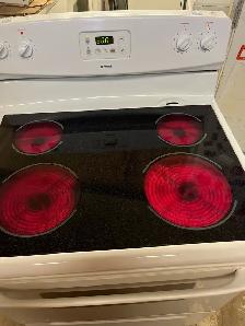 kenmore white  flat top stove - Photo 3