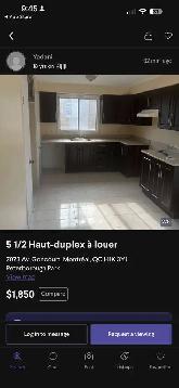 5 1/2 à louer