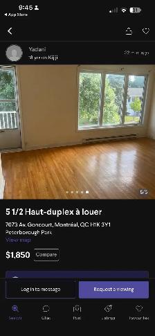 5 1/2 à louer - Photo 2