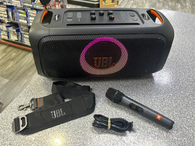 JBL Partybox On The Go Essential Bluetooth Speaker With Mic