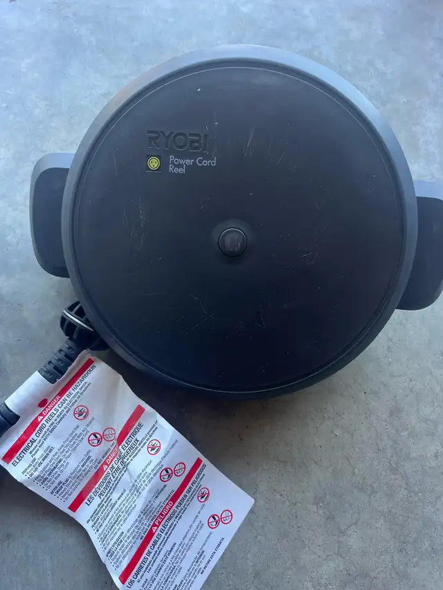 Ryobi power cord reel
