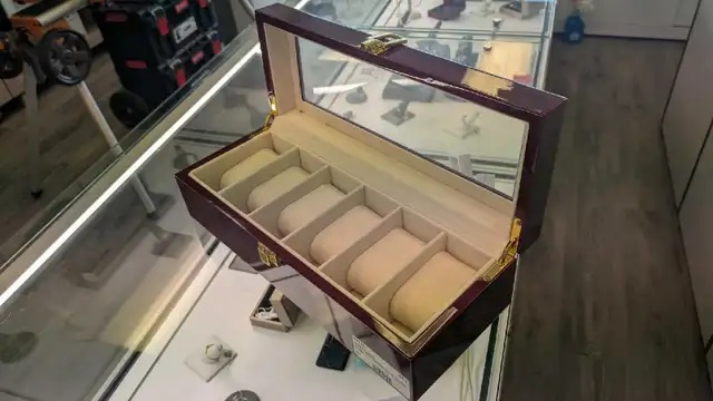 Deluxe 6 Watch Display Case