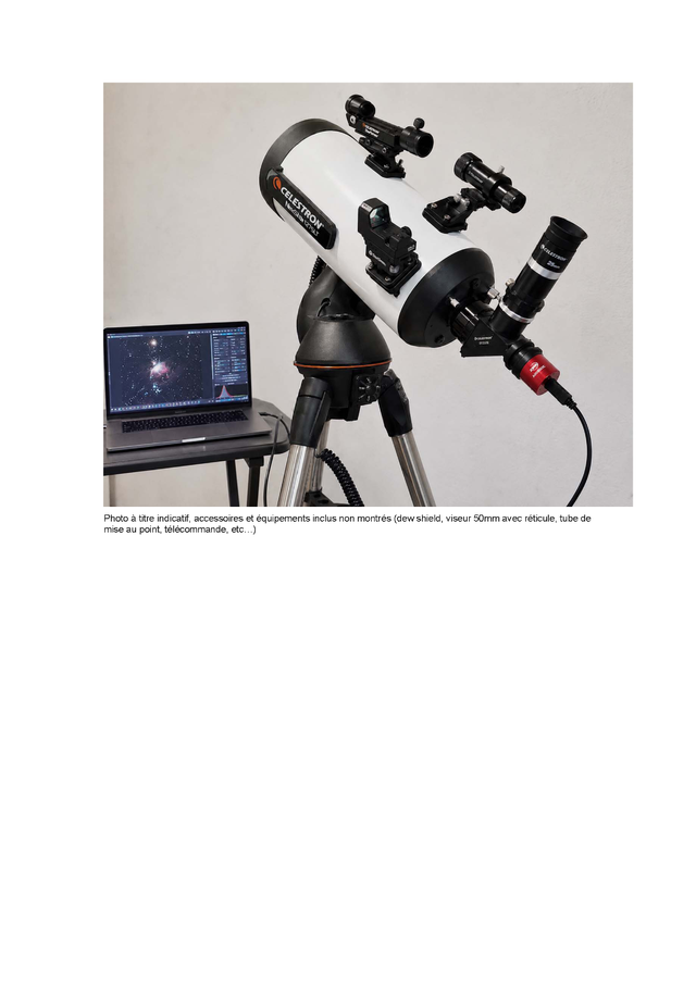 Telescope Celestron Nexstar 127 slt Maksutov 2023 tout équipé