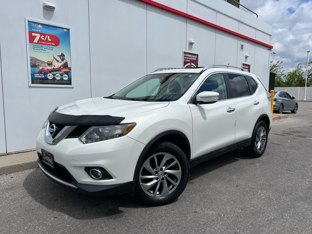 2014 Nissan Rogue SL AWD-PANOROOF-LEATHER-CAMERA-WARRANTY-CERT
