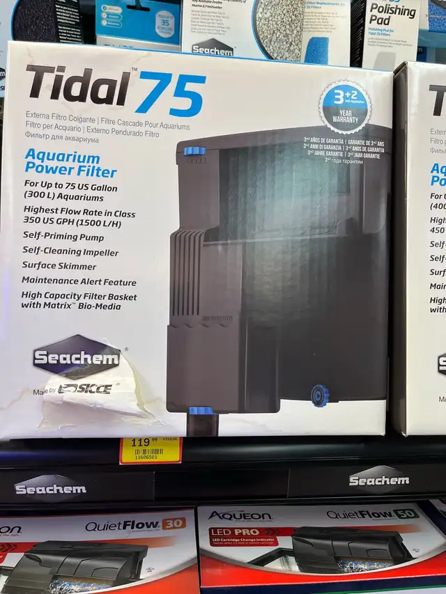 Tidal 75 and 35 Aquarium Filters
