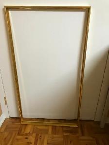 2 Cadres en métal, neufs! Devant doré uni/côté brossé 30$chacun - Photo 2
