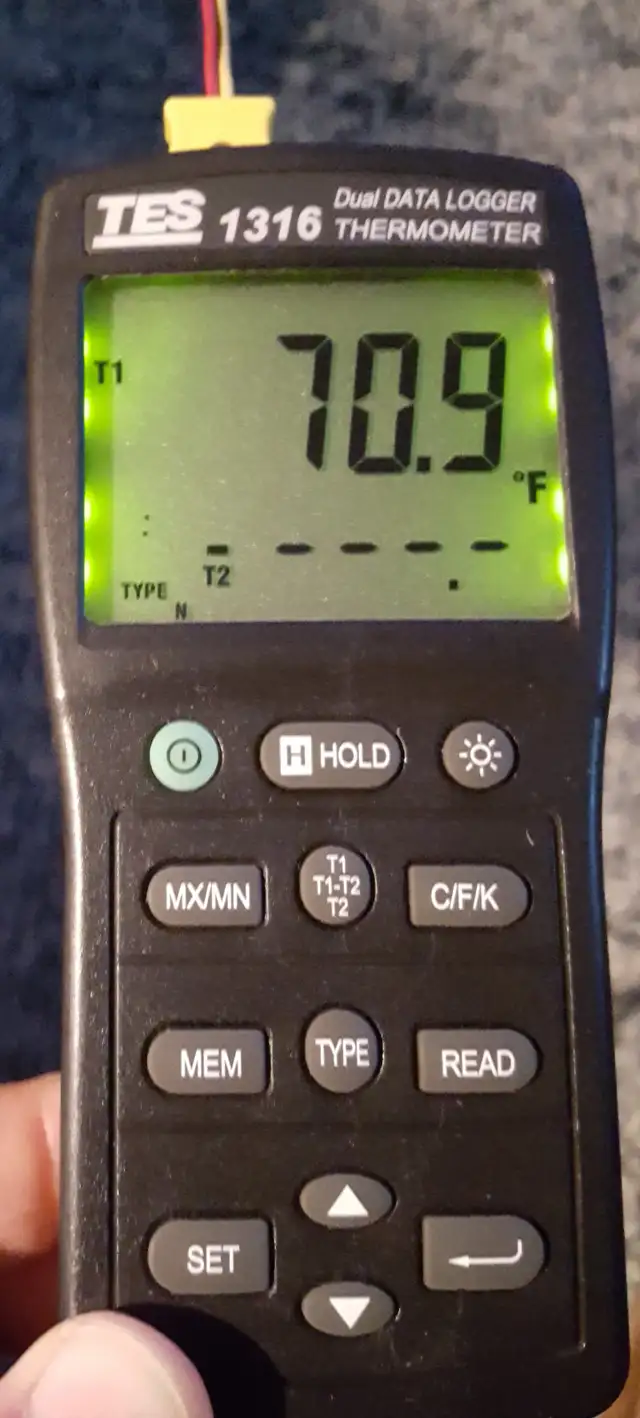 TES model 1316 Data Logger Temperature Meter.