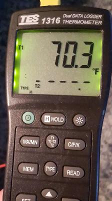 TES model 1316 Data Logger Temperature Meter. - Photo 2