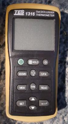 TES model 1316 Data Logger Temperature Meter. - Photo 3