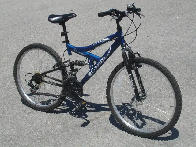 READY TO RIDE 26' COLUMBIA MAZENO 21 SPEED WITH DUAL SUSPENSION!