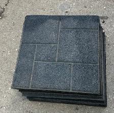 17.5" x 17.5" Rubber Paver Tiles
