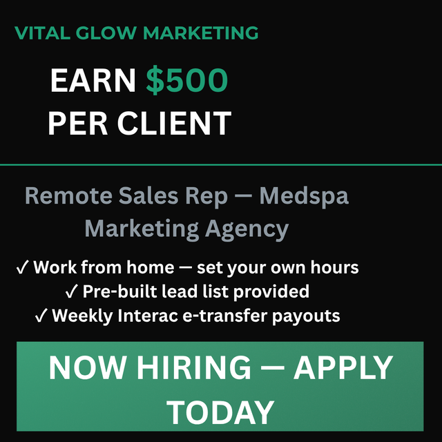 Remote Sales Rep – $500 Per Client – Commission Only
